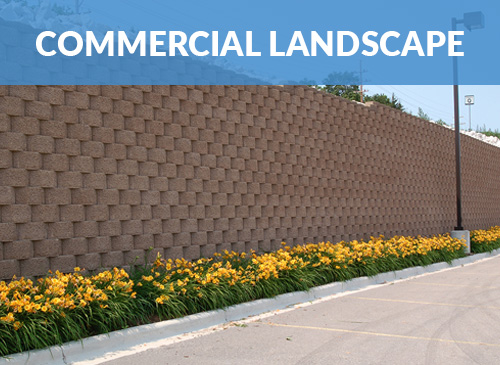 Landscape block retaining wall